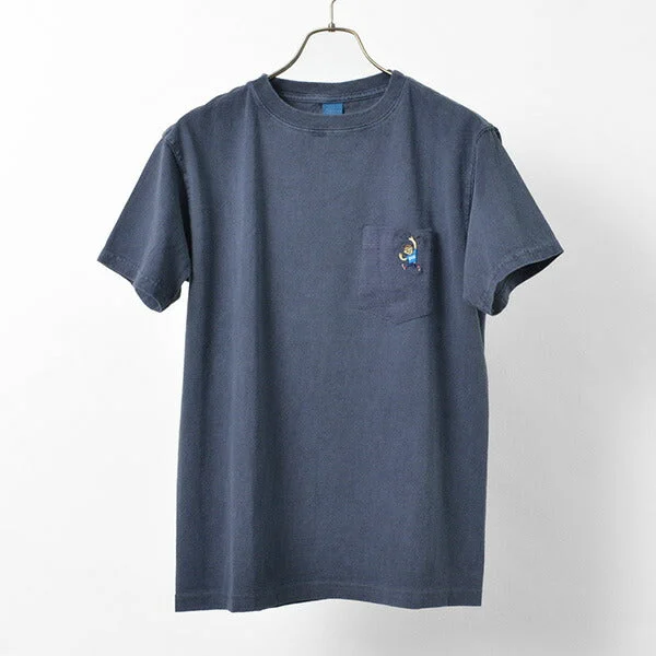 GOOD ON / GO BOY Hanging embroidery short sleeve pocket