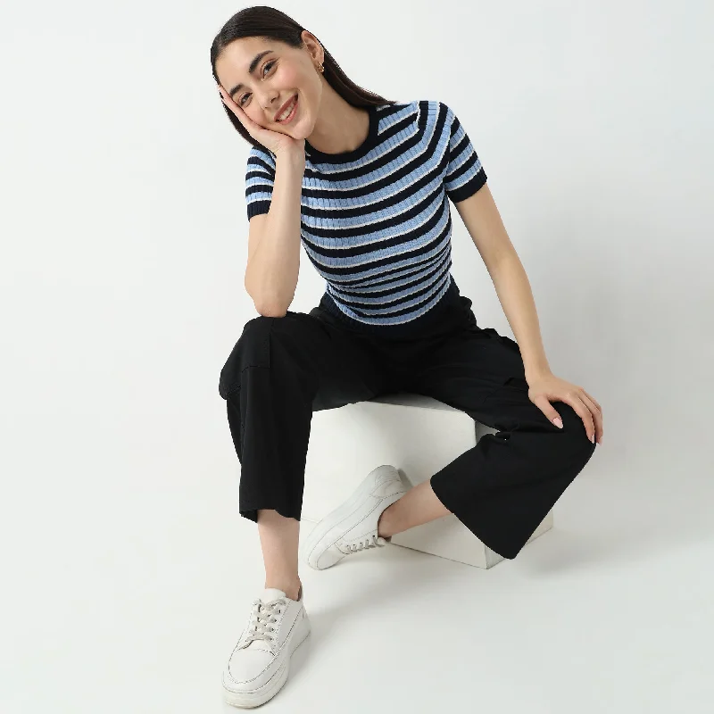 Fitted Striped T-Shirt