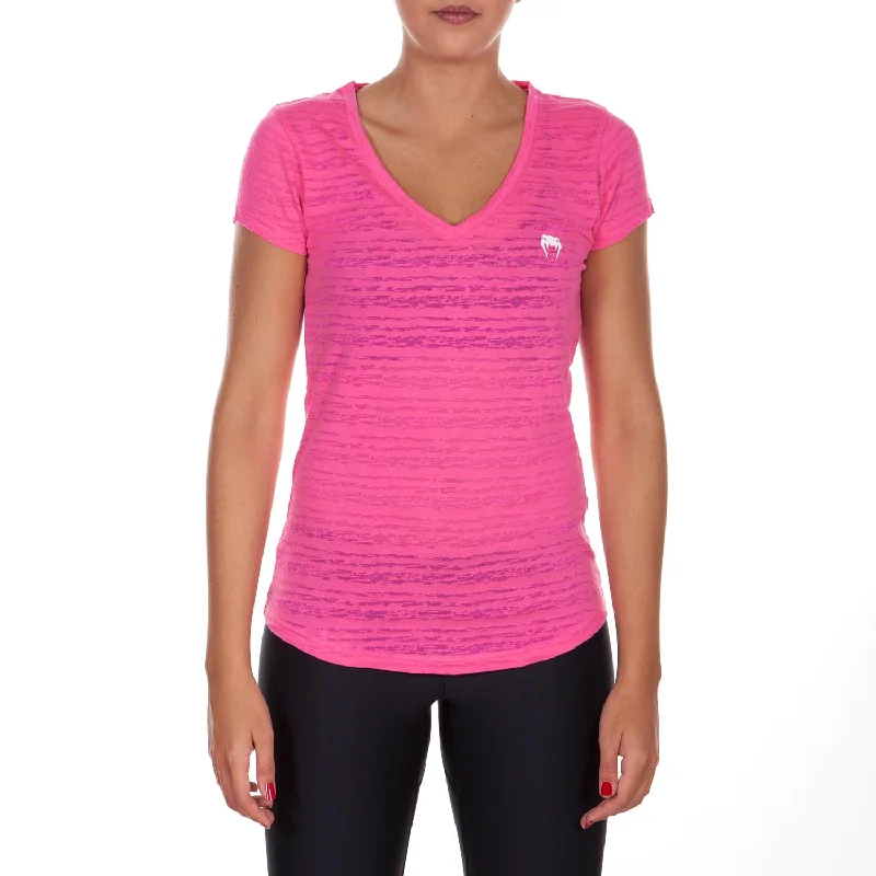 Venum Essential V Neck T-Shirt - Pink