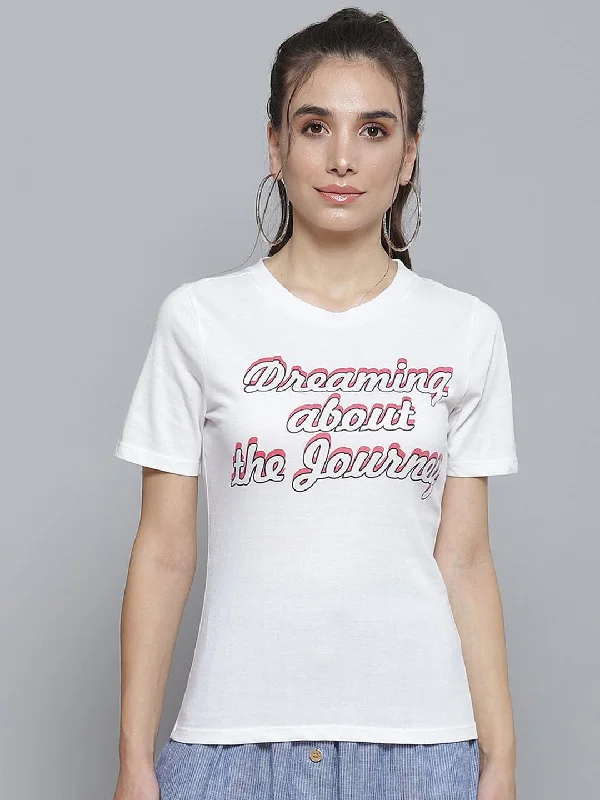 White DREAMING ABOUT THE JOURNEY T-Shirt