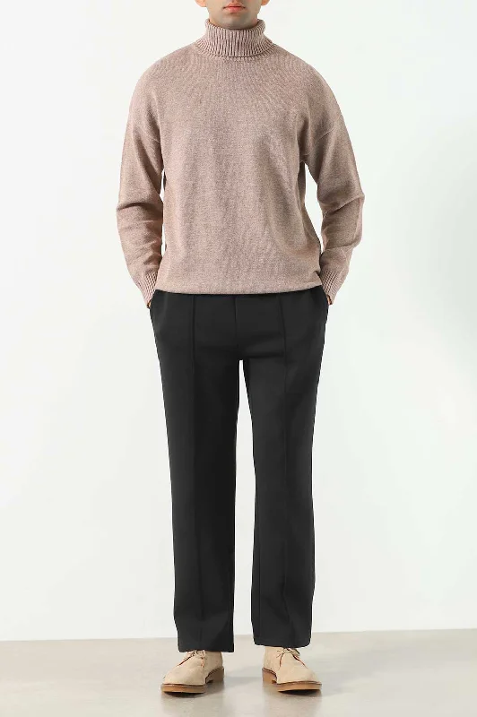 RELAXED HIGH NECK SWEATER