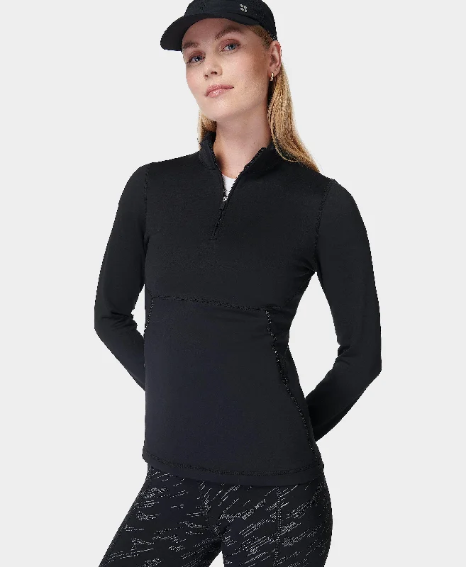 Therma Boost Running Half Zip Sb9993 Black