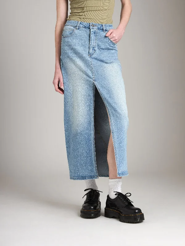 Toulouse Denim Maxi Skirt