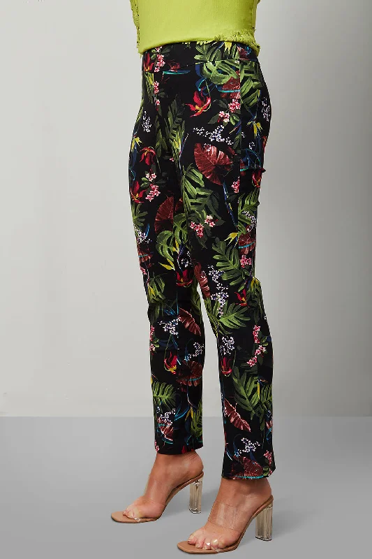 Joseph Ribkoff Tropical Print Trousers