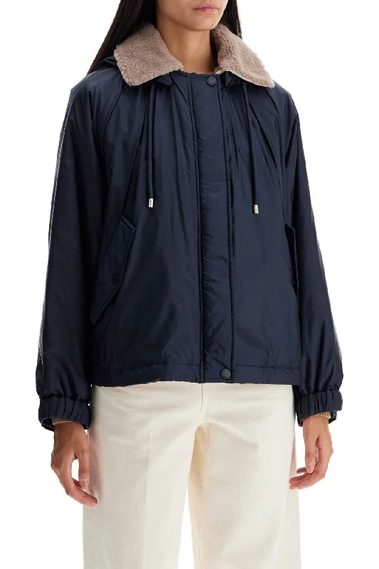 Weekend Max Mara Reversible Windbreaker Jacket In Water-Repell