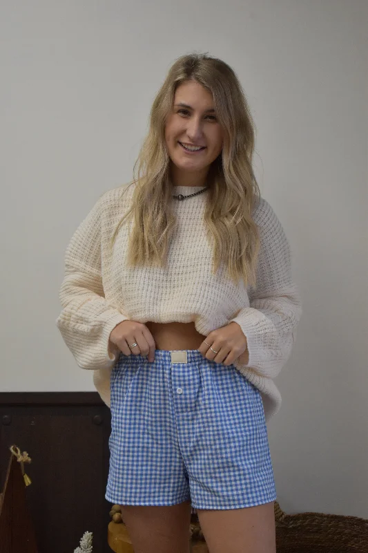 Gingham Boxer Shorts