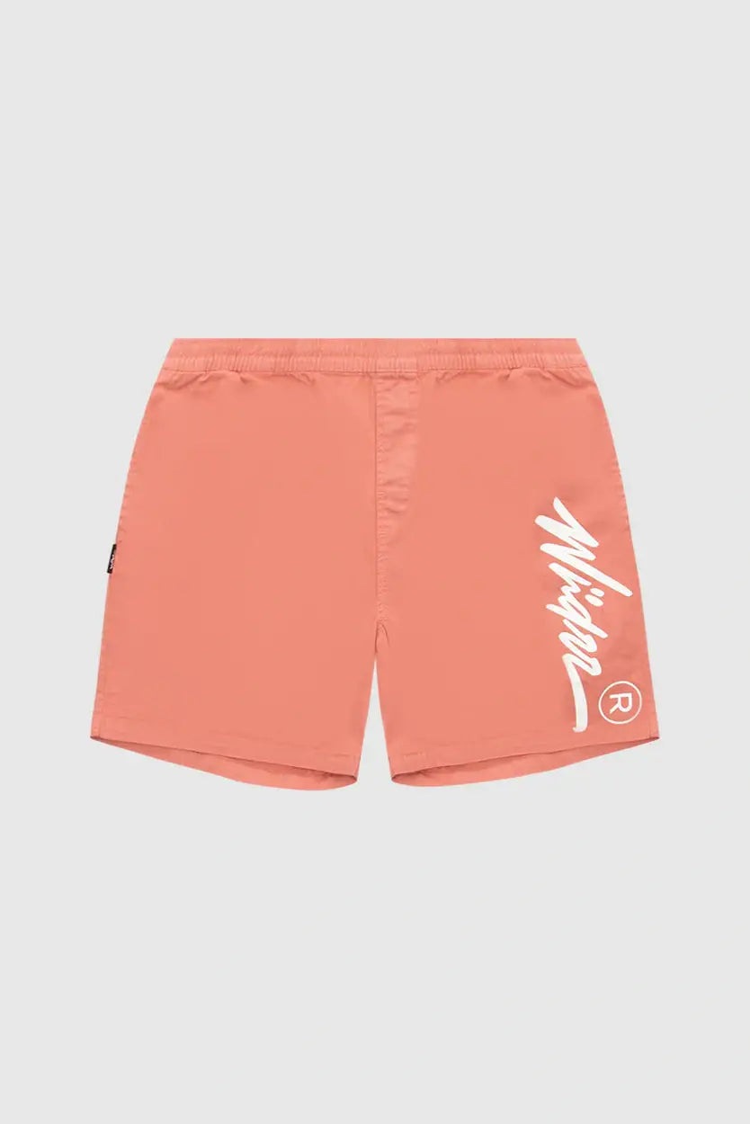 WNDRR OFFEND BEACH SHORT - CORAL