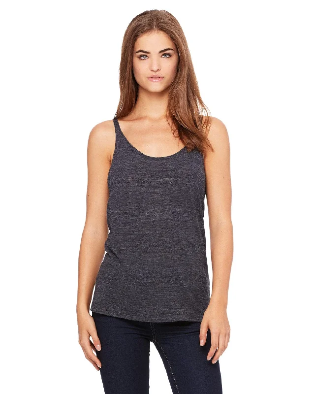 Bella+Canvas Ladies Slouchy Tank | Chrcl Black Slub