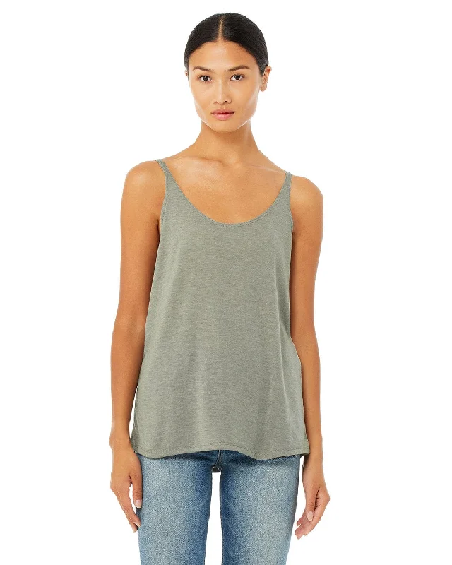 Bella+Canvas Ladies Slouchy Tank | Heather Stone