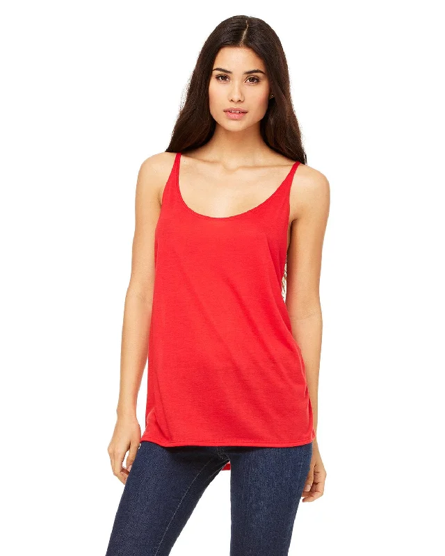 Bella+Canvas Ladies Slouchy Tank | Red