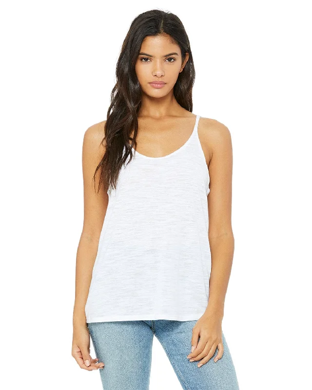 Bella+Canvas Ladies Slouchy Tank | White Slub