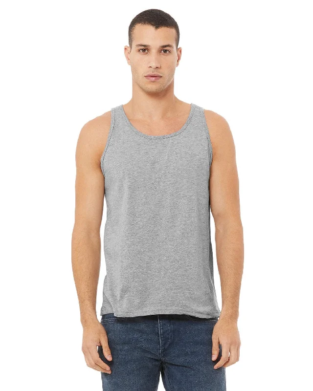 Bella+Canvas Unisex Heather CVC Tank | Athletic Heather