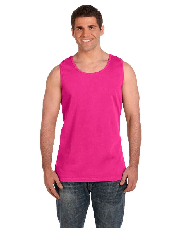 Comfort Colors Garment-Dyed Tank | Heliconia