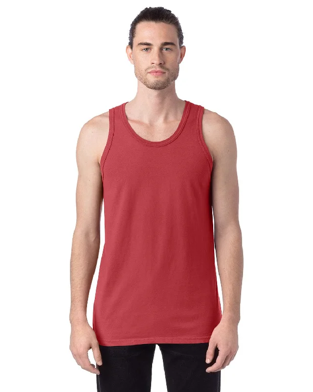 ComfortWash by Hanes Unisex 100% Ringspun Cotton Tank | Crimson Fall