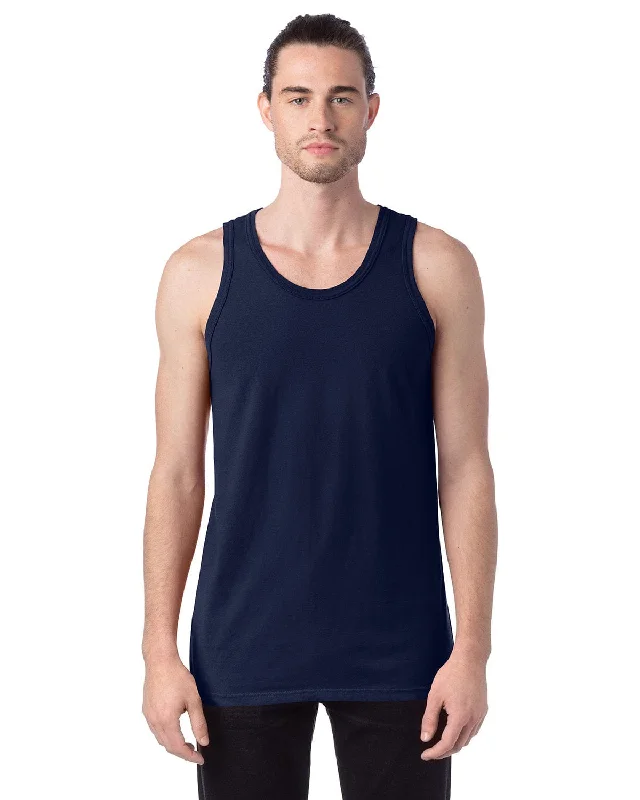 ComfortWash by Hanes Unisex 100% Ringspun Cotton Tank | Navy