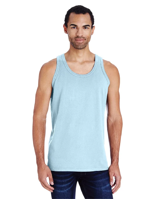 ComfortWash by Hanes Unisex 100% Ringspun Cotton Tank | Soothing Blue