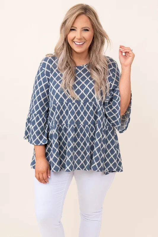 Divine Nights Top, Navy