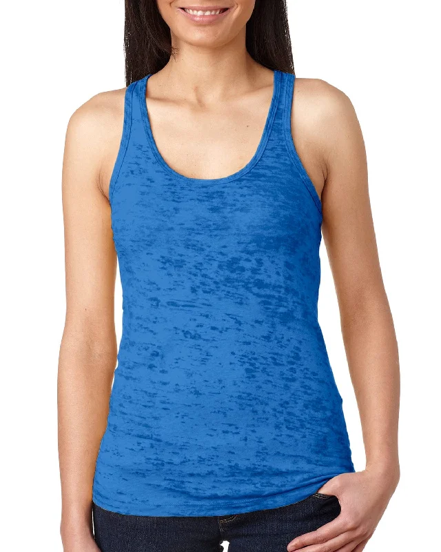 Next Level Ladies Burnout Racerback Tank | Royal