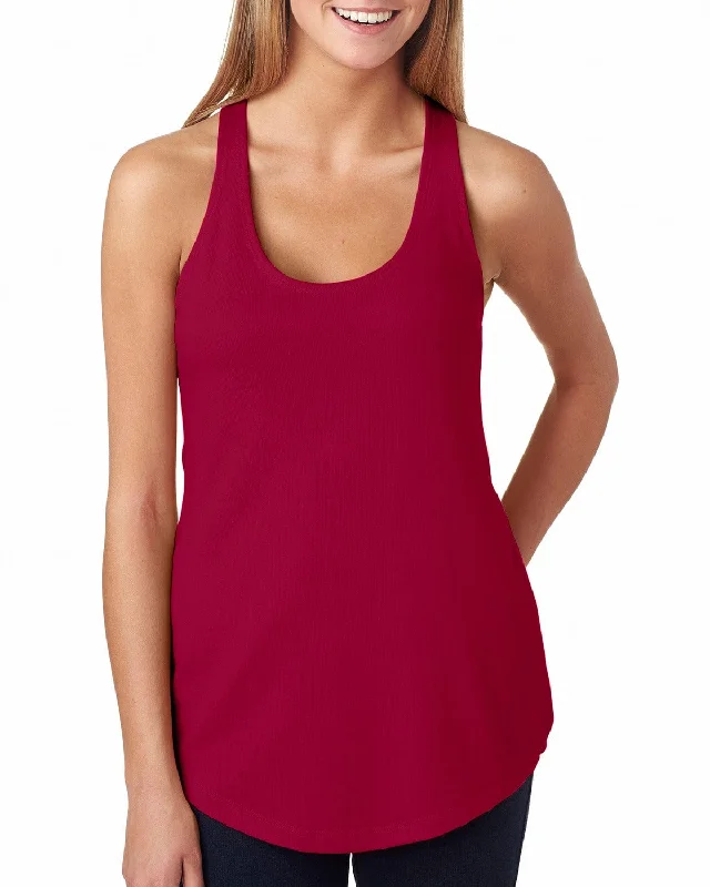 Next Level Ladies Terry Racerback Tank | Cardinal