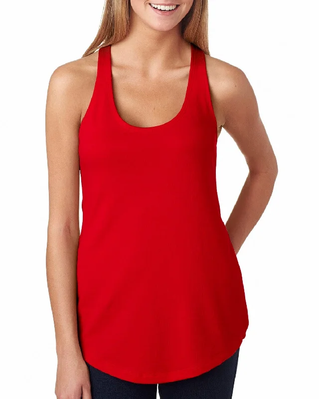 Next Level Ladies Terry Racerback Tank | Red