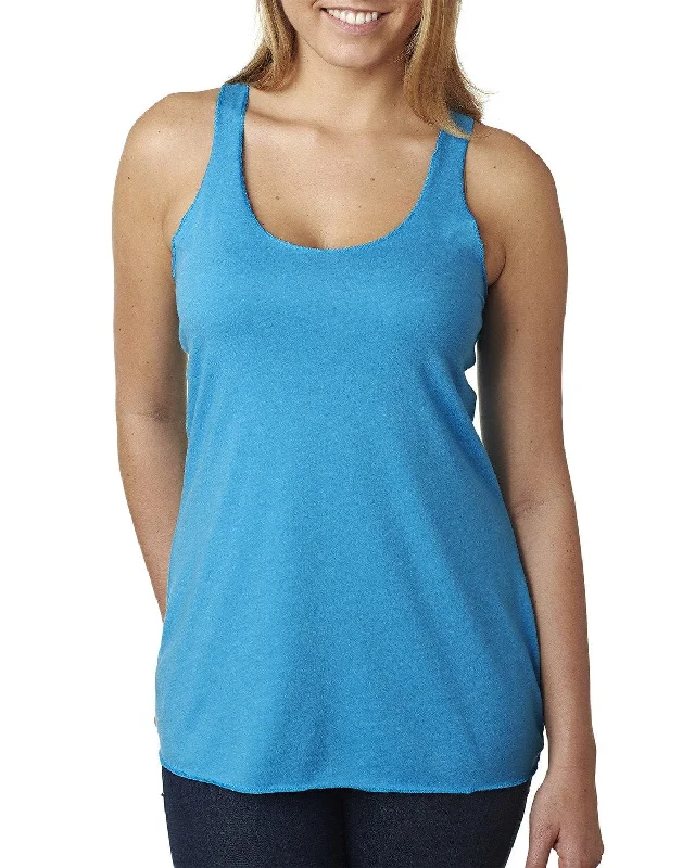 Next Level Ladies Triblend Racerback Tank | Vintage Turq