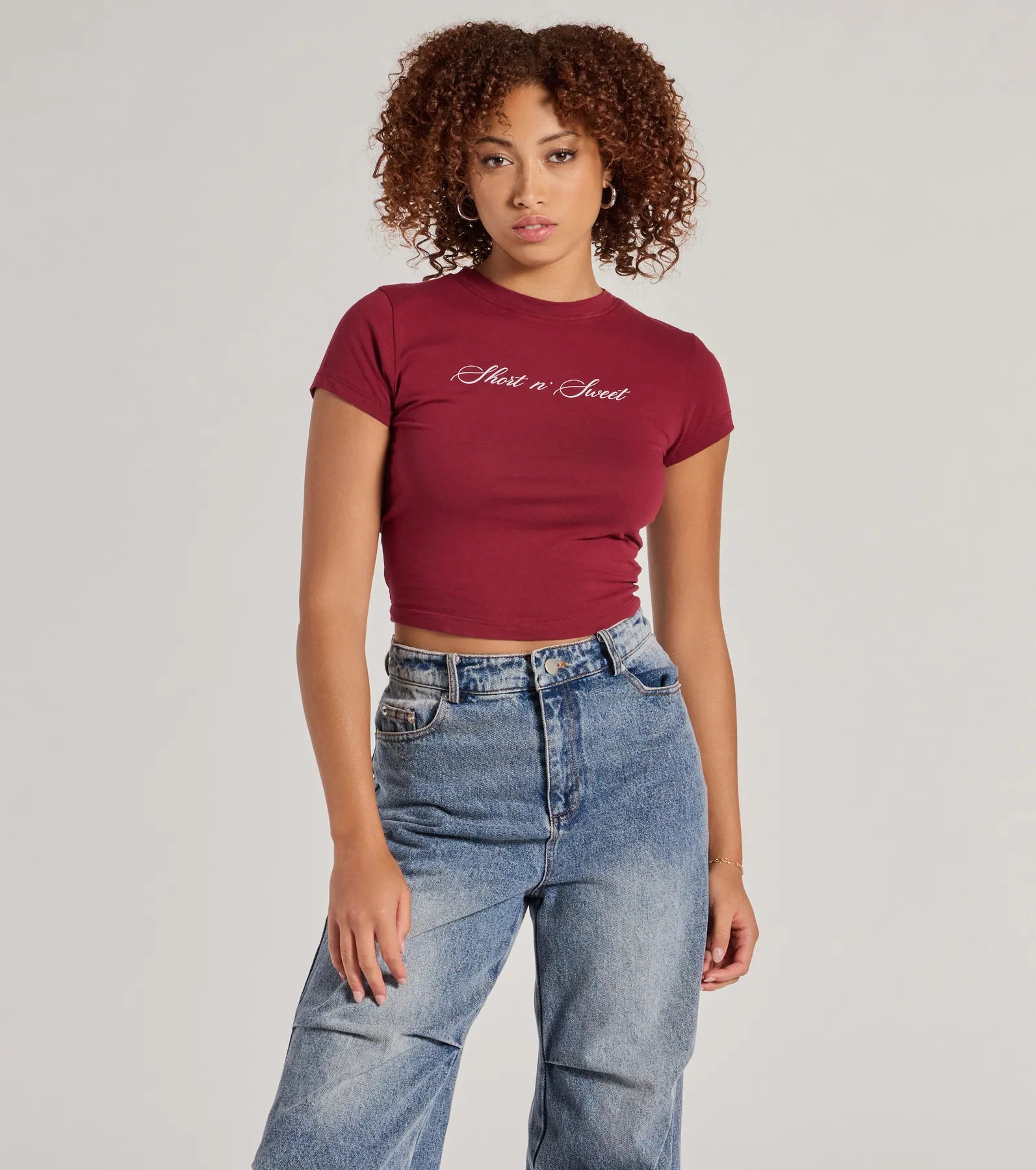 Short n' Sweet Cropped Graphic Tee