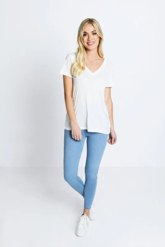 Curve Ankle Grazer Jeggings - Light Blue