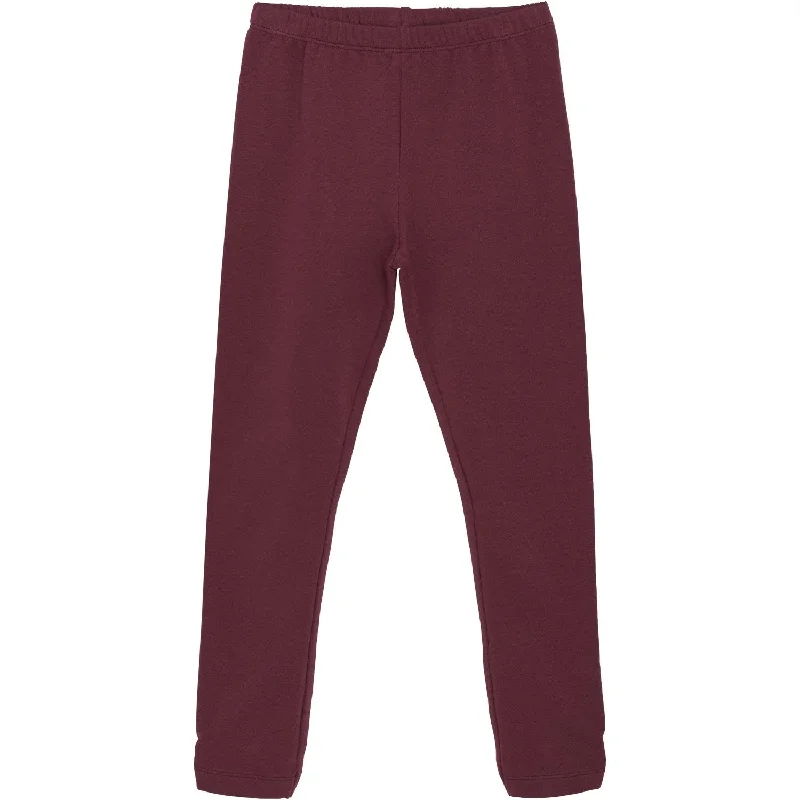 Minymo Tawny Port Sweat Leggings