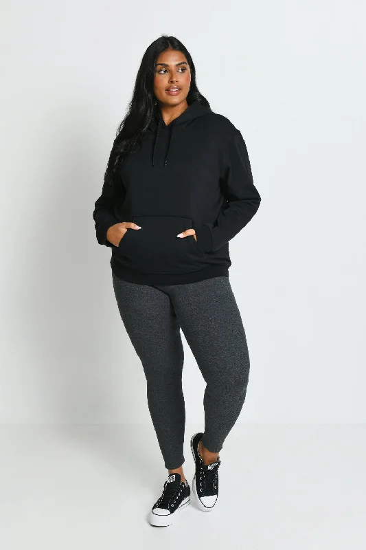 Curve Everyday Pullover Hoodie - Black