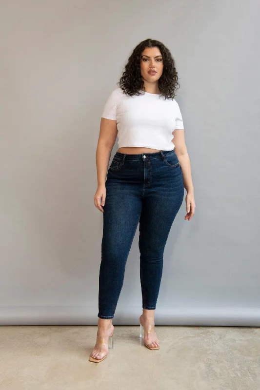 Curve Lift & Shape Jeans - Dark Blue