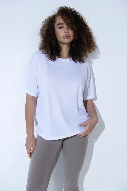 Curve Oversized T-shirt - White