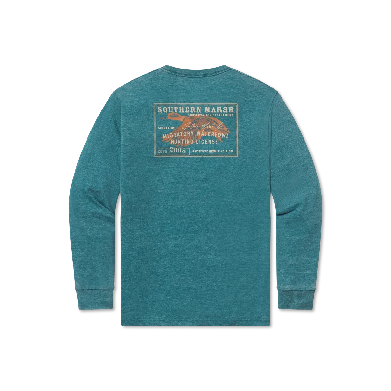 SEAWASH™ Tee - Waterfowl License - Long Sleeve