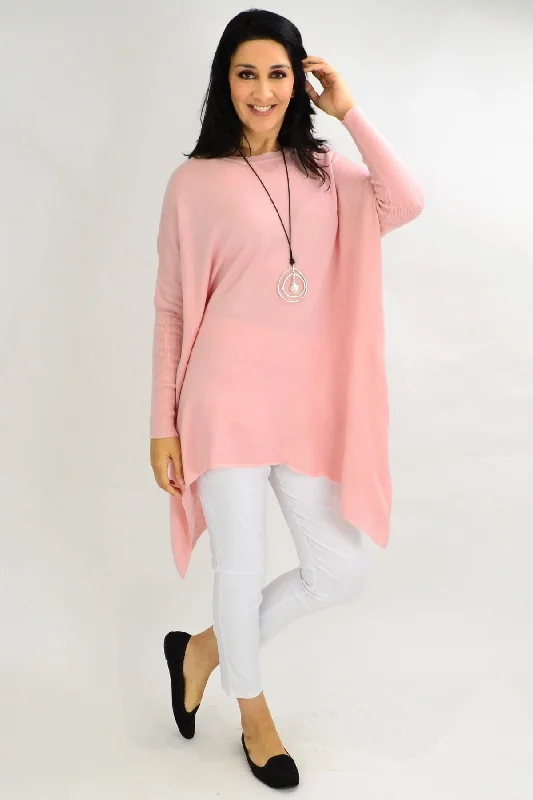 Soft Baby Pink Snuggle up Tunic Top