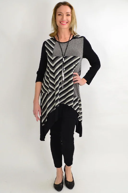 Straight Lined Tunic Top