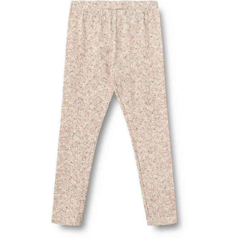 Wheat Cream Flower Meadow Leggings Jules